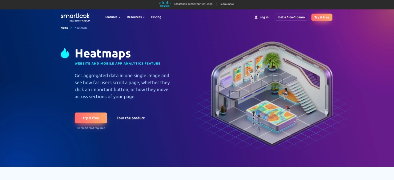 smartlook homepage