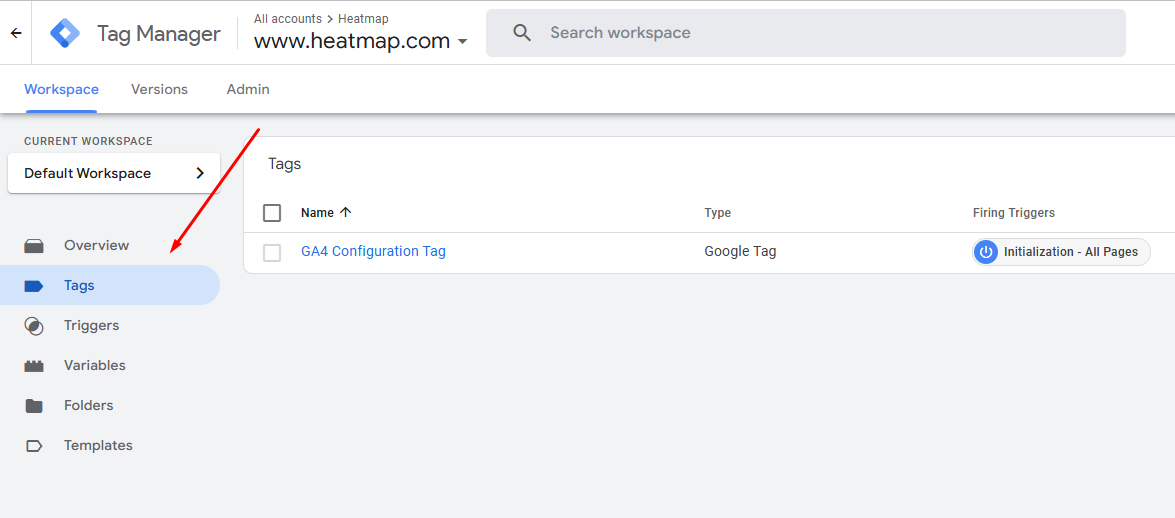 Google Tag Manager tags