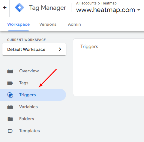 tag manager triggers