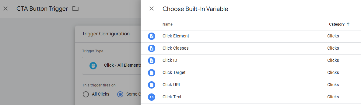 Choose Built-In variable
