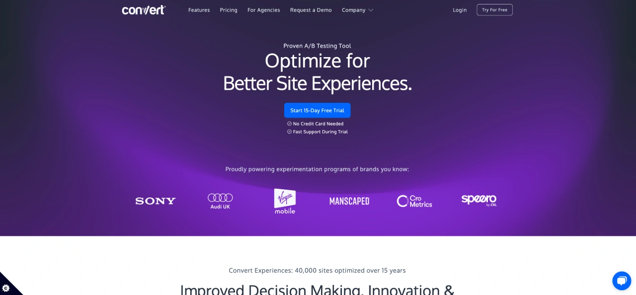 convert homepage
