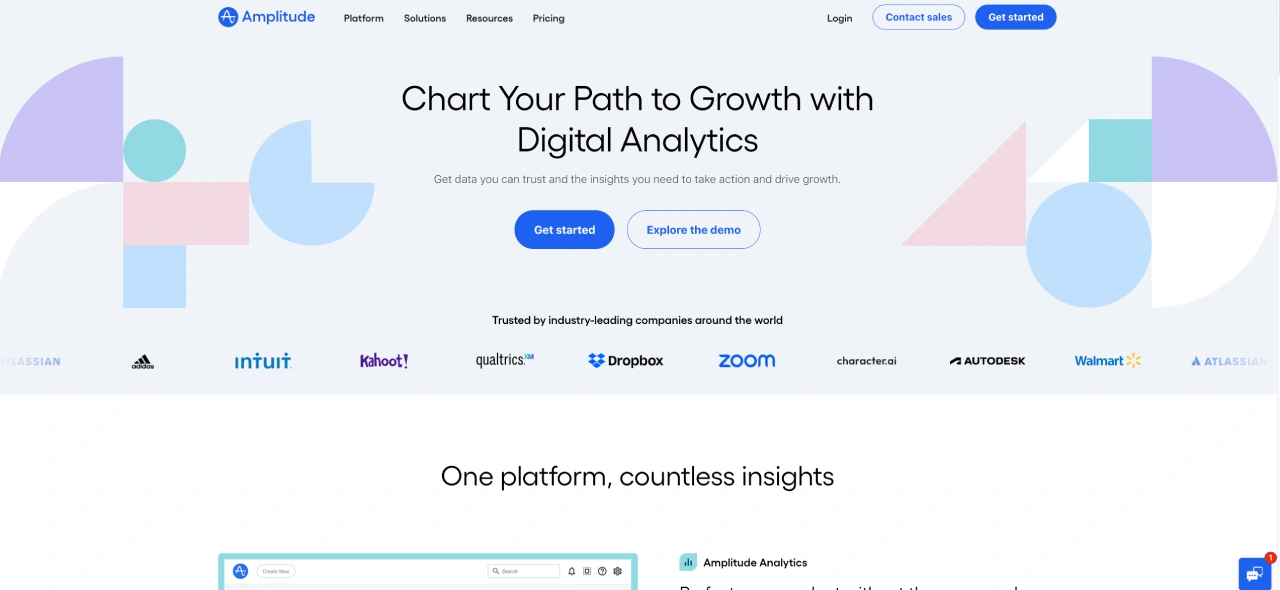 amplitude homepage