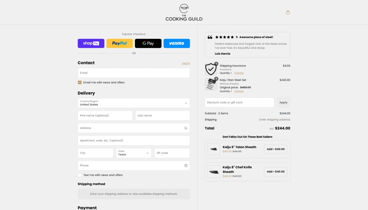 leveraging upsells and reviews