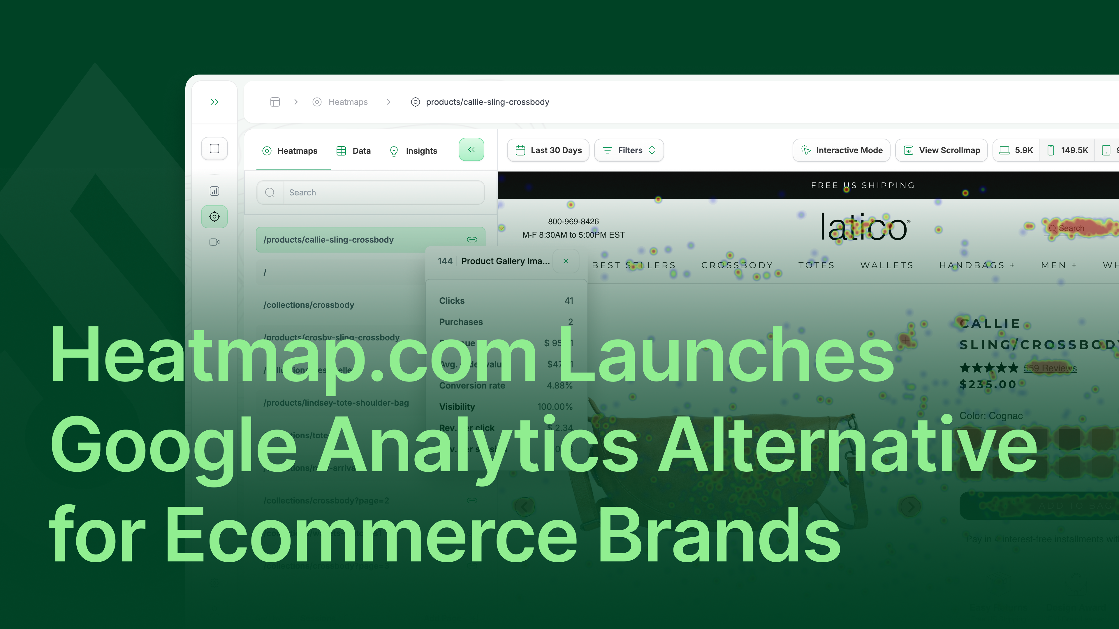 Heatmap.com Launches Google Analytics Alternative for Ecommerce Brands
